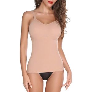 Wholesale compression camisole resale online - Women s Shapers Women Tummy Control Shapewear Camisole Tank Tops Seamless Body Shaper Waist Corset Fajas Compression Top