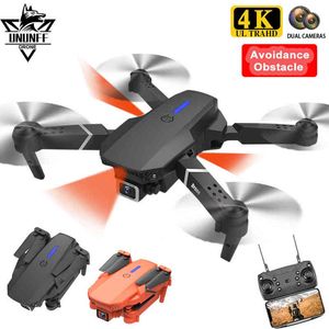 motor benzin großhandel-E525 PRO DRONE K Dual HD Kamera Wifi FPV Professionelle RC Quadcopter Drohnen Zusammenklappbare Vermeidung Hindernis RC Hubschrauber Spielzeug