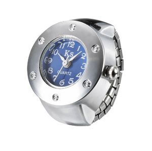 Hot Selling Steel Band Simple Ring Horloge Mode Quartz Heren en Womens Sieraden Vinger Childrens Horloges KS Direct Groothandel