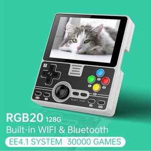 kids online games toptan satış-Taşınabilir Oyun Oyuncuları RGB20 Video Konsolu IPS Tam Fit Ekran Dahili Wifi Modülü Çok Oyunculu Çevrimiçi El Oyuncu Çocuk Hediyeler