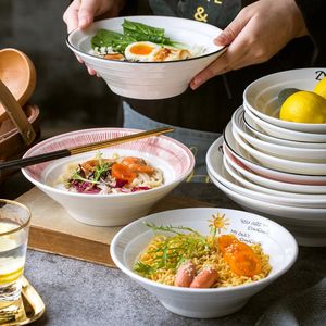 Bowls Creative Soup Bowl Single Nordic Household Ceramic Japanese Horn Hat Eating Noodles Beef Ramen For Noodle Restaurant