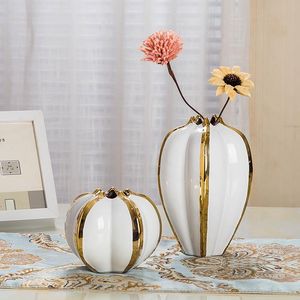 fleurs individuelles achat en gros de Vase en céramique Créativité individuelle Salon Chambre à coucher Nordic Décoration Maison Vases de fleurs