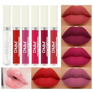 Lip Gloss Set Sexy Velvet Glaze Set Oil Matte Long Lasting Moisturizer Lipstick Waterproof Tint Cosmetic Makeup Kit TSLM1