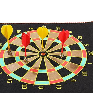 Utomhus Fitnessutrustning inches Magnetic Dart Board Darts Suit Double Sided Flocking Dartboards Plate of Safety Game Toy