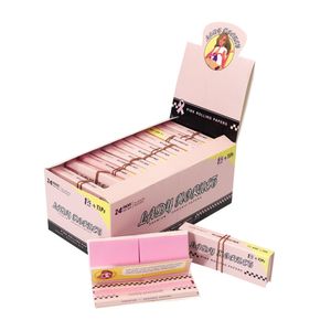 HORNET Pink paper Tobacco Smoking Cigarette Rolling Paper Booklet Roll Cigarettes Papers Classic Paper Cigarette Rolling Papers volumes box