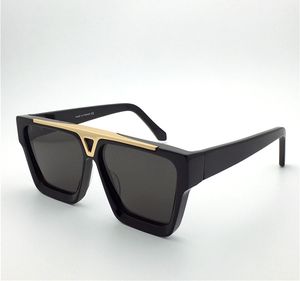 kare şeklinde güneş gözlüğü erkek toptan satış-Moda Klasik Tasarımcı Kanıt Güneş Gözlüğü Erkekler için Kare Şekli Gözlük Vintage Avant Garde Style En Kaliteli Anti UltraViolet Kutusu ve Çanta ile Gel