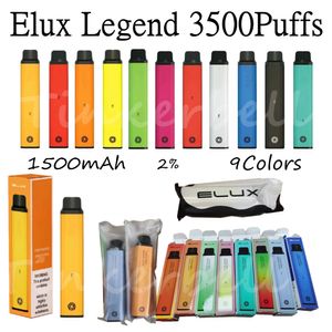 Wholesale cigarette stick for sale - Group buy Elux Legend Puffs Disposable Vape E Cigarettes Pen colors mAh Battery Vaporizer Stick Vapor Kit ml Pre Filled Cartridge Device