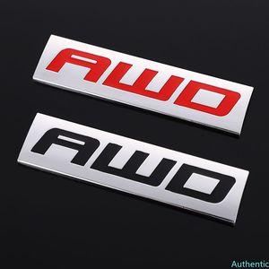 3D Metal Car Sticker AWD Logo Emblem Badge Decals for Audi Honda Ford Mustang Chevrolet Volkswagen Peugeot Auto Styling