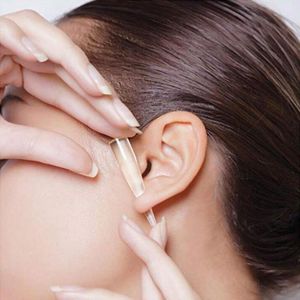 Wholesale ear tunnel studs resale online - Stud Acrylic Ear Stretching Kit Tapers Plugs Silicone Tunnels Gauges Expander Earrings