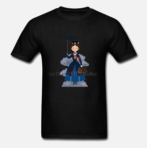 cartoon marie großhandel-Herren T Shirts Mary Poppins Cartoon Baumwolle T Shirt Frauen T Shirt