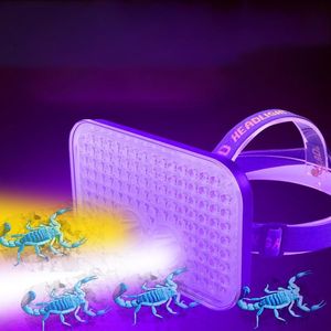 Strålkastare ljus LED UV lila gul skorpion strålkastare sökljus strålkastare huvudlampa facklor jakt nm blacklight t1