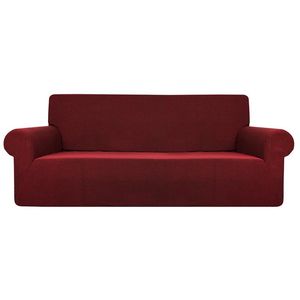 capas de sofá vermelhas venda por atacado-Cadeira cobre grande coisa sólida cor sofá impermeável sofá capa antiderrapante pet pet fralda quatro estações toalha nórdico universal vermelho