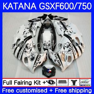 Kropps kit för Suzuki Katana GSXF750 GSXF CC GSX600F NO CC GSX750F GSXF GSXF600 CC OEM Fairings Scorpion Hot