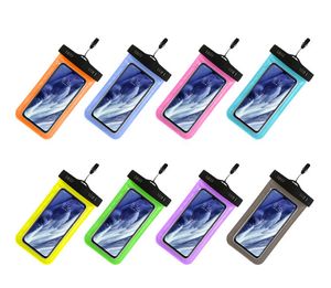 capa impermeável telefone venda por atacado-Casos impermeáveis do malote de braçadeira protetora do PVC para o telefone celular universal que mergulha a natação