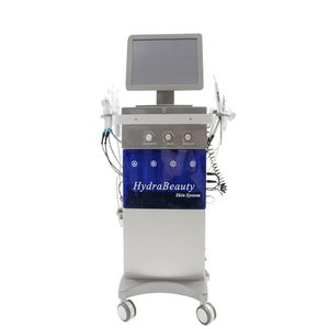 2021 Varm försäljning i Hydra Facial Machine Aqua Microdermabrasion Vatten Ultraljud Skin Scrubber Oxygen Jet Peel Photon Behandling