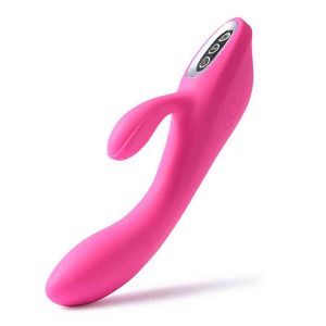 NXY Vibrators Waterdichte Slanke G spot Konijn Vibrator Volwassen Seksspeeltjes Grote Penis Clit Teasers met CE ROHS gecertificeerd voor dames
