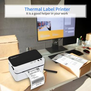 Printers Draagbare Label Printer Hoge Snelheid USB poort Direct Thermische Maker Sticker Ondersteuning mm Papierbreedte