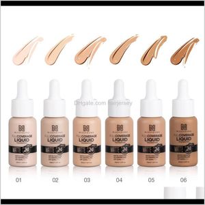Wholesale matte sunscreen resale online - Face Makeup Health Beauty Drop Delivery Matte Liquid Foundation Full Coverage Make Up Long Lasting Concealer Repair Capacity Sunscreen