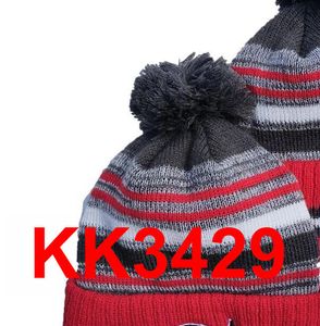 Wholesale hat bay for sale - Group buy Men All Team Knitted Cuffed Pom Beanie NE Hats Tampa Bay Sport Knit Hat Striped Sideline Wool Warm Baseball Beanies Cap For Men s Women s American football caps A2