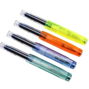 Fountain Pens pc Creative Wingsung Short Pocket Pen Cute Kawaii Student Writing Ink Transparent School Office Supplies