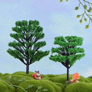 装飾的なオブジェクト置物Xunsfy緑の風景風景モデル木のミニチュアシミュレーション林の砂