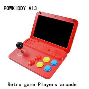 Powkiddy A13 Retro game spelers arcade inch high definition groot screen games console vouwen flip rk3128 chip nieuw