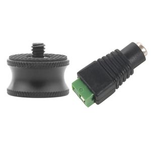 mini-amplificador de potência venda por atacado-Tripés x mm DC Power Jack Conector Plug a Adaptador Mini Parafuso Masculino