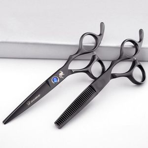 Hair Scissors Salon Stainl Steel Inch Snijden Dunning Styling B Tanden Blades Draad Schaar naaiende scharen
