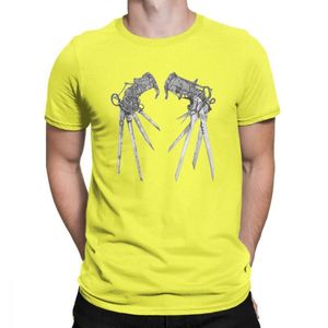 edward stilleri toptan satış-Casual Trendy Popüler Stil erkek T Shirt Edward Ters Cotton Muhteşem Tees Gömlek Yuvarlak Yaka Kısa Kollu Giysileri Tops