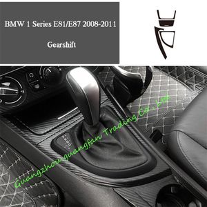bmw e87 venda por atacado-Para BMW Series E81 E87 Interior Interior Controle Central Painel Paniador de Fibra Carbono Adesivo Decalques Car Styling Accessorie