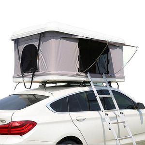 Est camping reizen hardshell canvas tent automatische aluminium SUV wildland harde shell auto dak auto dak toptenten en schuilplaatsen