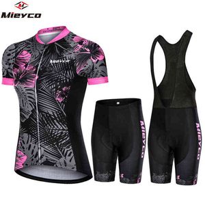 Cykling Jersey sätter cykelkvinna cykla kläder mountainbike jersey shorts kvinnor väg och t shirt Jumpsuit kostym MTB