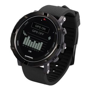 gps watch altimeter großhandel-Schwimmen Triathlon GPS Smart Sports Uhr mit Höhenmesser Barometer Kompass Schrittzähler Laufen Radfahren Marathon Wasserdichte Armbanduhren