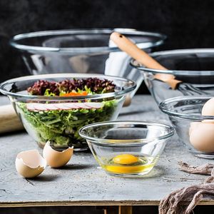Bowls European Glass Large And Basin Beaten Egg Container Modern Simple Cake Baking Pastry Bowl Small Salad Dessert Cooking ml