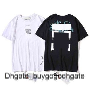 Wholesale fashion short fat women for sale - Group buy Summer Brand Offer t Shirts Men s Ow Religious Oil Painting Direct Spray Arrow Tshirts Fashion Hip Hop Short Sleeve Loose Men Women White Black Large Fat T shirt v70