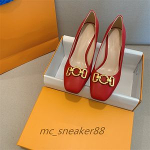 ボックス2021デザイナーの高級女性6cmオフィスシューズレトロな老眼浅い口の正方形のシングル靴の革ハイヒール全てのマッチスティレットサイズ35
