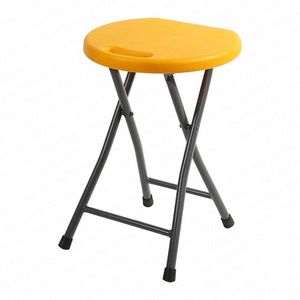 Wholesale folding high stool chair resale online - 0 Folding Stools Household Plastic High Portable Outdoor Adult Sitting Student Dormitory Stool Folding Chairs Camp Furniture