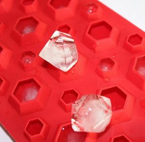 Kitchen Tools Silicone D Diamonds Ice Cube Mold Gem Cool Ices Chocolate Soap Tray Mould Fodant Moulds Diamond Molds RRA10406