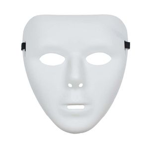 máscara de rosto branco venda por atacado-JABBAWOCKEEZ liso branco face máscara completa para halloween masquerade drama festa hip hop fantasma performances props xbjk2105