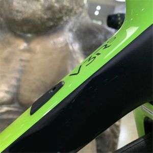 karbonlu yol bisikleti çerçevesi siyah parlak toptan satış-Disk Fren V3RS Disk Karbon Bisiklet Yol Çerçeveleri Yeşil Parlak Siyah Mat cm