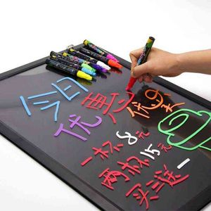 Vloeibare krijt stks partij Wissen markeerstift fluorescerende marker pen Kleurrijke kunst schilderij voor whiteboard led schoolbord