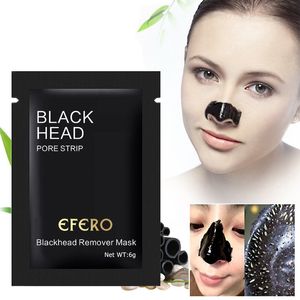 cilt tedahi soyulması toptan satış-Efero siyah kafa sökücü gözenek temizleyici siyah yüz maskesi akne tedavileri noktalar cilt bakımı