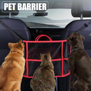 Wholesale net dog guard for car for sale - Group buy Car Organizer Net Pocket Handbag Holder Seatback Mesh Per Barrier Driver s Bag Dog Guard Seat Storage