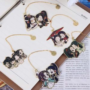 Wholesale anime stationery resale online - Bookmark Creative Anime Brass For Book Student Reading Page Clip School Office Supplies Children Cute Stationery Gifts