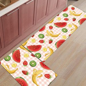 Carpets Watermelon Strawberry Pineapple Carpet Home Rug Kitchen Mat Bath Entrance Door Hallway Balcony