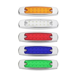 ingrosso camion delle luci a strisce a led-Strips pacco V rosso blu verde bianco Amber Laterale Amber Light Light Clearance LED Truck Trailer per avviso Peterbilt