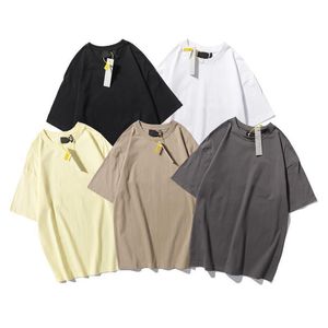 2021 Mężczyźni Koszulki Mężczyzna Kobieta Koszulki Unisex Bawełna Krótki Rękaw T shirt Essential Tee Casual Sport Outfit Fitness Odzież