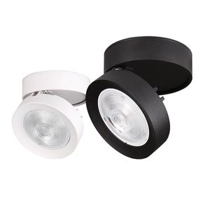 ingrosso luce di inclinazione del pannello-Lampada da soffitto COB LED A LED A Montaggio della luce Apparecchio Pan e inclinazione Lampada regolabile EL