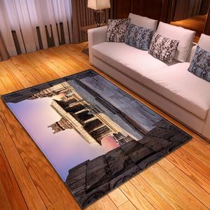 Tapijten D gebouw sofa vloer tapijt kinderkamer kruipen spel mat nachtkastje tapijt antislip tapijten voor thuis leven