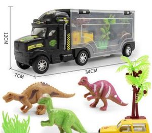 Transportbärare lastbil set med färgglada mini mentala dö gjutna bilar innovativa tävlingsspel karta bil transporter leksak för barn leksaker
